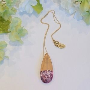 Lena Bernard Wood & Resin Necklace